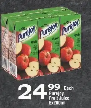 Oxford Freshmarket Purejoy Fruit Juice 6x200ml offer