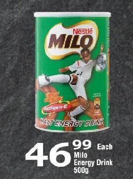 Oxford Freshmarket Milo Energy Drink 500g offer