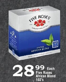 Oxford Freshmarket Five Roses African Blend 102's offer