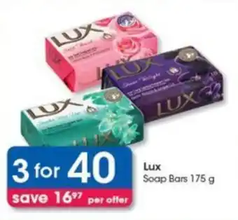Clicks Lux Soap Bars 175 g offer
