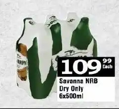 Oxford Freshmarket Savanna NRB Dry Only (6x500ml) offer