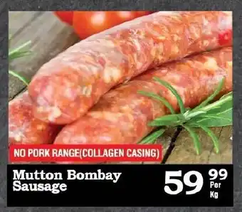 Oxford Freshmarket Mutton Bombay Sausage offer