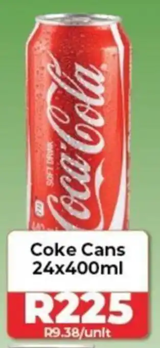 1UP Coke Cans 24x400ml offer