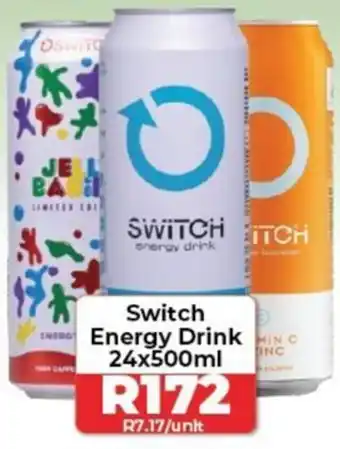 1UP Switch Energy Drink 24x500ml offer