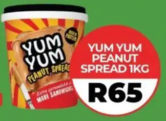 1UP YUM YUM PEANUT SPREAD 1KG offer