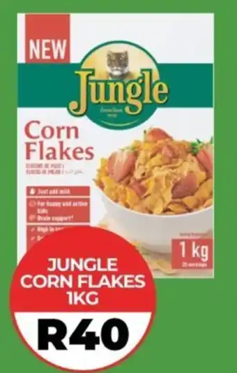 1UP JUNGLE CORN FLAKES 1KG offer