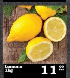 Oxford Freshmarket Lemons 1kg offer