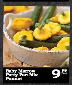 Baby Marrow Patty Pan Mix Punnet