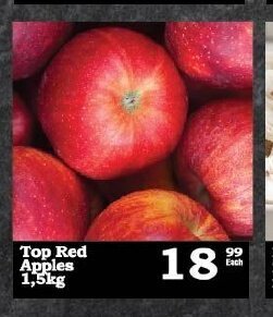 Oxford Freshmarket Top Red Apples 1,5kg offer