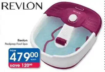 Clicks Revlon Pediprep Foot Spa offer