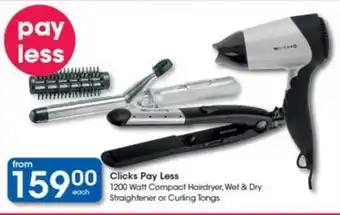 Clicks Clicks Pay Less offer