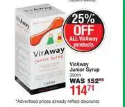 Dis-Chem Vir Away Junior Syrup-200ml offer