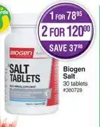 Dis-Chem Biogen Salt 30 Tablets-For 1 offer