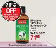 Dis-Chem EF-Active 100% Pure Eucalyptus Oil-100ml offer