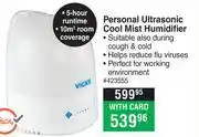 Dis-Chem Vicks Personal Ultrasonic Cool Mist Humidifier offer