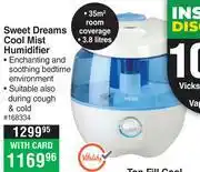 Dis-Chem Vicks Sweet Dreams Cool Mist Humidifier offer