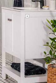 Builders Warehouse Contemporary Vanity Cabinet- Black offer