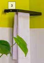 Builders Warehouse Lusso Ciano Double Towel Rail- Black offer