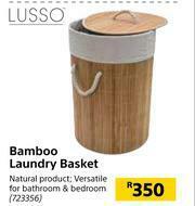 Builders Warehouse Lusso Bamboo Laundry Basket offer