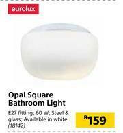 Eurolux Opal Square Bathroom Light
