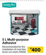 Builders Warehouse Multi-Flor Multi Purpose Adhesive-5Ltr offer