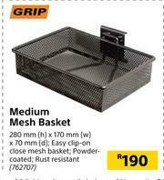 Builders Warehouse Grip Medium Mesh basket-280mm (h) x 170mm (w) x 70mm (d) offer