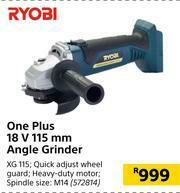 Builders Warehouse Ryobi One Plus 18 V 115mm Angle Grinder XG 115 offer