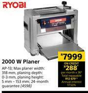 Builders Warehouse Ryobi 2000W Planer AP-13 offer