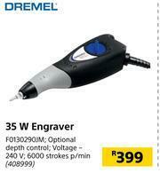 Builders Warehouse Dremel 35W Engraver F0130290JM offer
