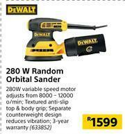 Builders Warehouse Dewalt 280W Random Orbital Sander offer
