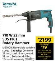 Builders Warehouse Makita 710W 22mm SDS Plus Rotary Hammer offer