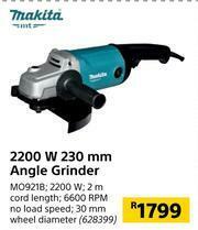 Builders Warehouse Makita 2200W 230mm Angle Grinder offer