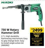 Hikoki 730W Rotary Hammer Drill
