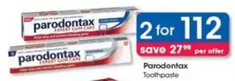 Clicks Parodontax Toothpaste offer