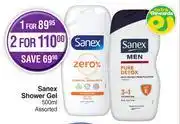 Dis-Chem Sanex Shower Gel Assorted-500ml offer