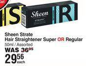 Sheen Strate Hair Straightener Super Or Regular Assorted-50ml Each ...