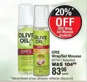 Dis-Chem ORS Wrap/Set Mousse Assorted-207ml offer