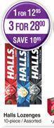 Halls Lozenges 10 Piece Assorted-For 1 offer at Dis-Chem