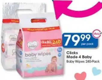 Clicks Clicks Made 4 Baby offer