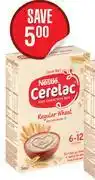 Dis-Chem Nestle Cerelac Baby Cereal Just Add Water (Stages 6-12) Assorted-250g offer