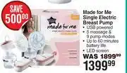 Dis-Chem Tommee Tippee Made For Me Single Electric Breast Pump offer