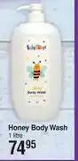 Dis-Chem Baby Things Honey Body Wash-1L offer