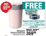 Dis-Chem Tommee Tippee Sangenic Twist & Click Tub Assorted Colours offer