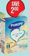 Dis-Chem Purity Baby Cereal Just Add Milk (Stages 1-3)-200g offer