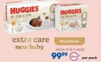 Clicks Huggies extra care offer