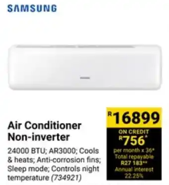 Builders Warehouse SAMSUNG Air Conditioner Non-inverter offer