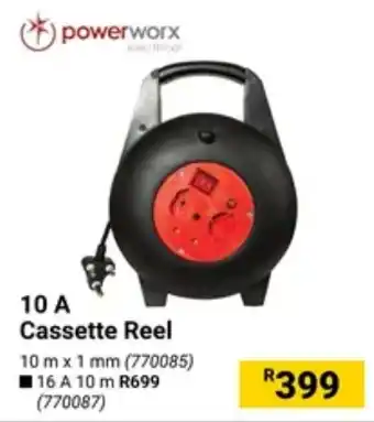 Builders Warehouse powerworx 10 A Cassette Reel offer