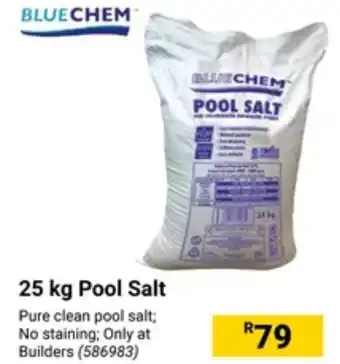 Builders Warehouse Bluechem 25kg Pool Salt offer