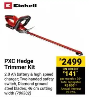 Builders Warehouse Einhell PXC Hedge Trimmer Kit offer