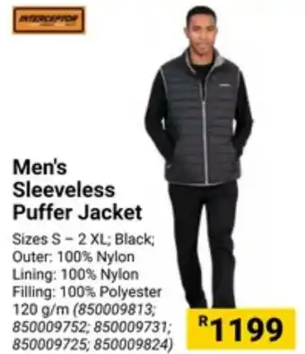 Builders Warehouse Interceptor Men's Sleeveless Puffer Jacket offer